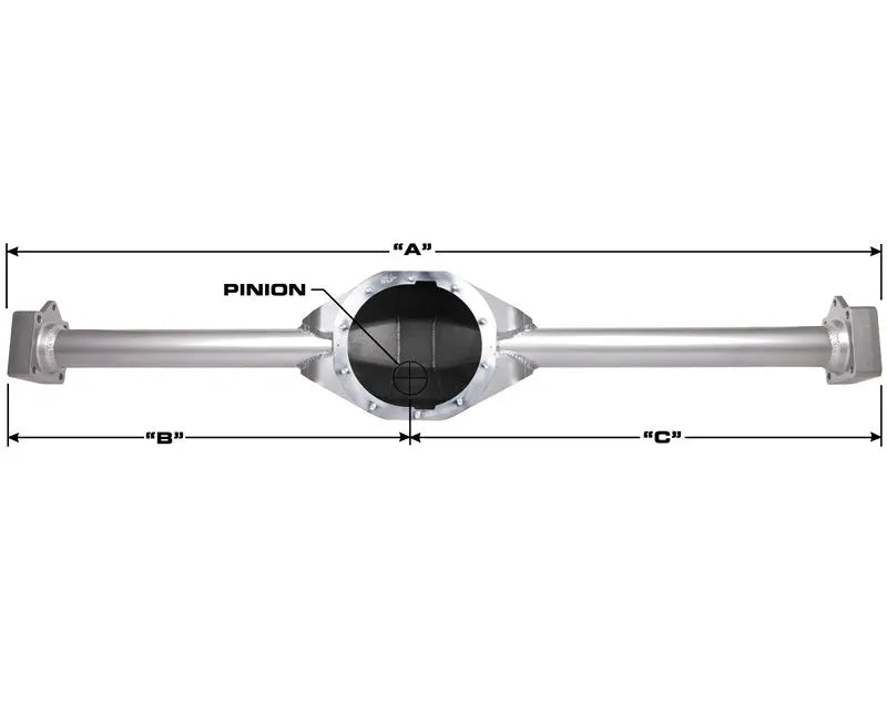Rock Assault 9" Rear Axle Housing w/ Bearing Pockets