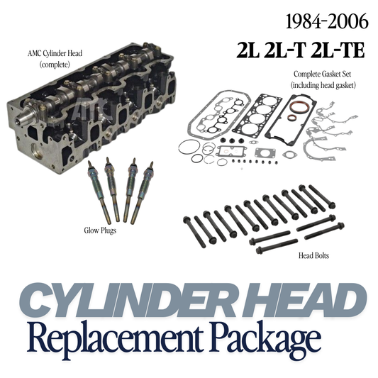 Toyota Diesel 2L 2L-T 2L-TE Cylinder Head Replacement Package