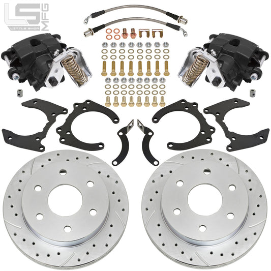 Toyota 79-95 4WD Pickup Rear Disc Brake Conversion With E Brake