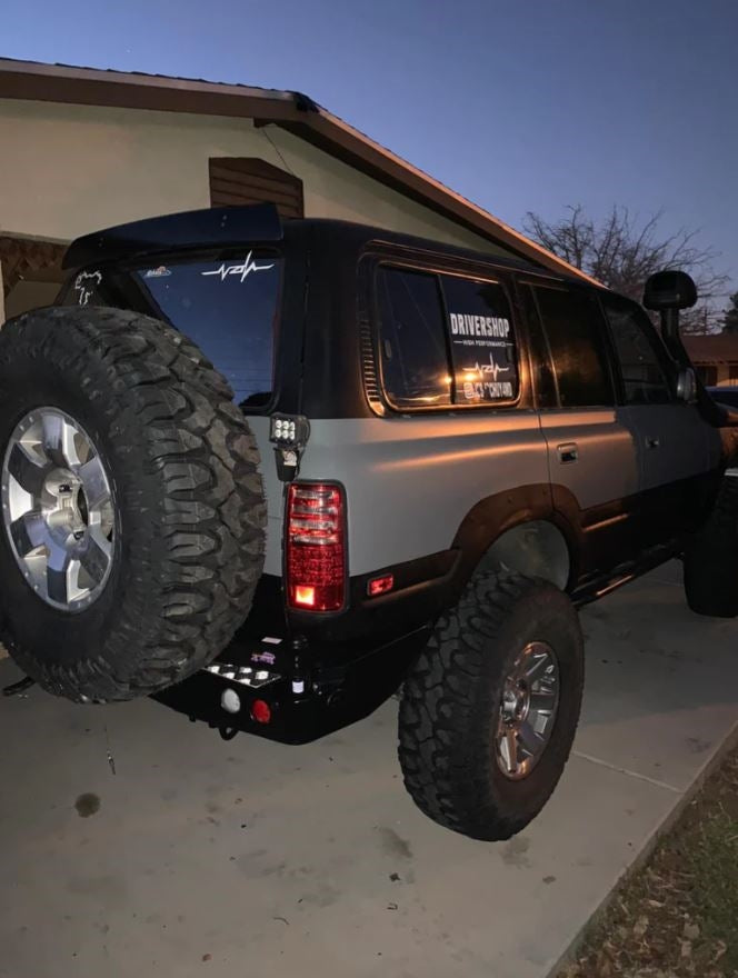 Dobinsons Rear Bumper with Swing outs for Toyota Landcruiser 80 Series