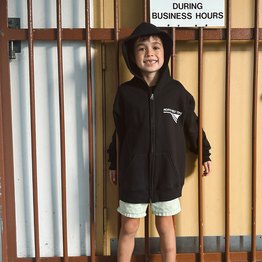 NWT 2nd Gen Black Zip Hoodie KIDS