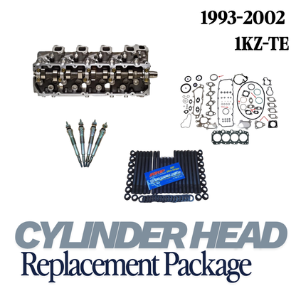 Toyota Diesel 1KZT 1KZTE Cylinder Head Replacement Package FLUSH Valves
