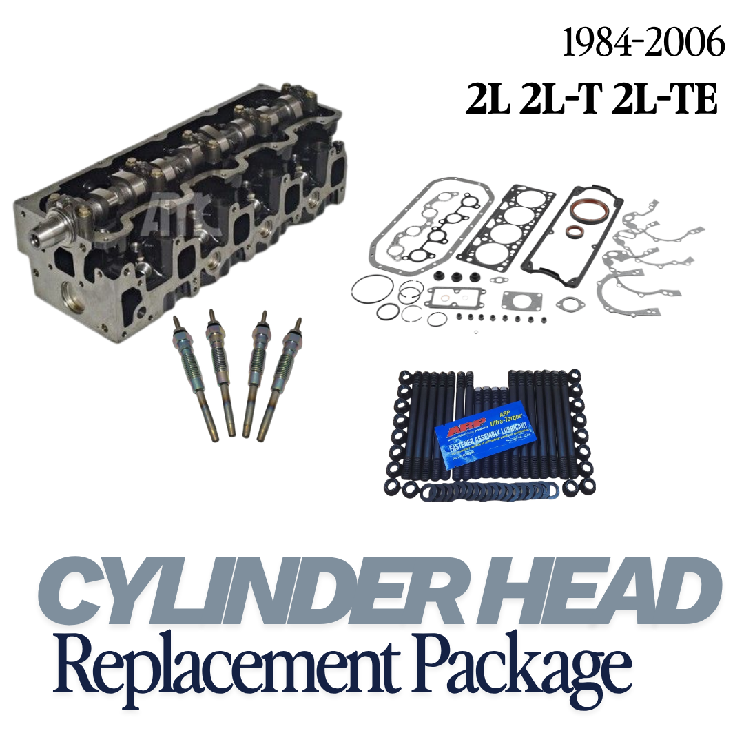 Toyota Diesel 2L 2L-T 2L-TE Cylinder Head Replacement Package