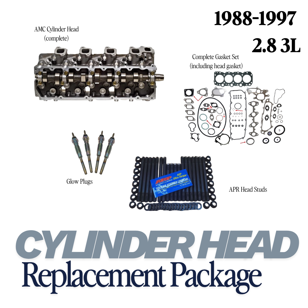 Toyota Diesel 3L 1988–1997 Hilux HiAce Land Cruiser Prado Cylinder Head Replacement Package