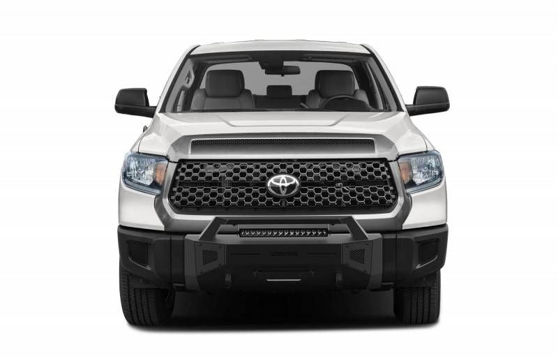 Tundra Winch Ready Front Bumper w/LED Light Bar Tactical Center Mount 14-21 Toyota Tundra Scorpion Extreme