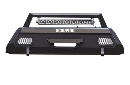 Tacoma Winch Ready Front Bumper w/LED Light Bar Tactical Center Mount 12-15 Toyota Tacoma Scorpion Extreme