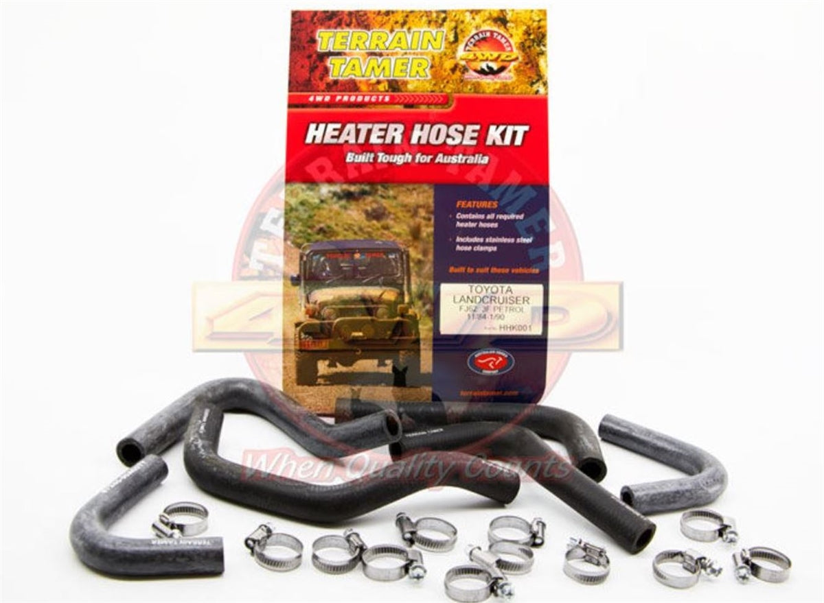 Toyota Land Cruiser FJ62 HEATER HOSE KIT 11/84-01/90