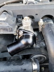 1UZ Billet Aluminum Thermostat Housing