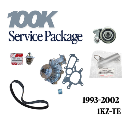100K Service Package ('93-'02) Toyota Diesel 1KZ-TE Timing & Water Pump Maintenance