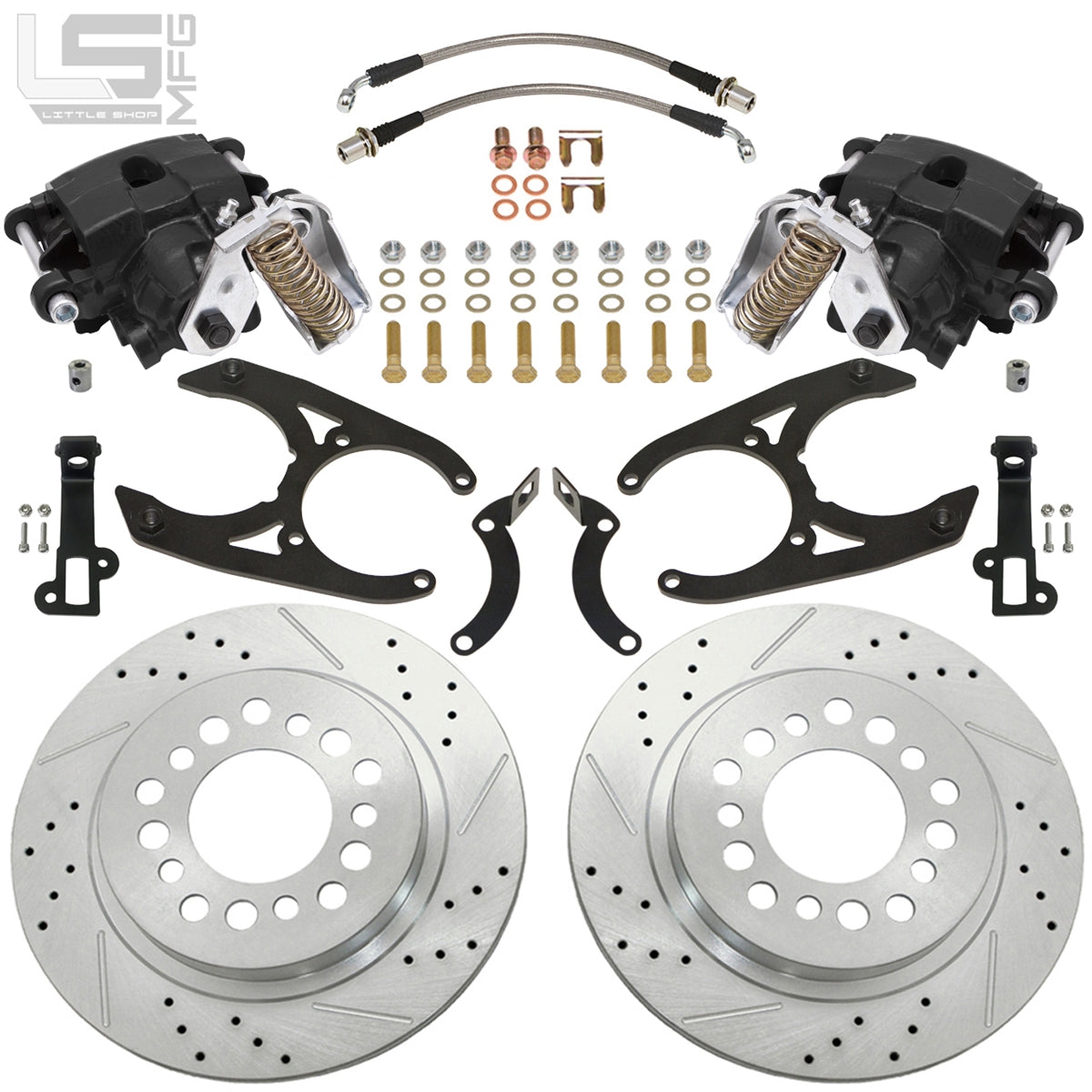 Toyota 79-95 2WD Pickup Rear Disc Brake Conversion Kit With E Brake