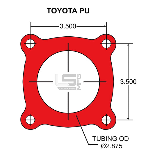 Toyota 79-95 2WD Pickup Rear Disc Brake Conversion Kit With E Brake