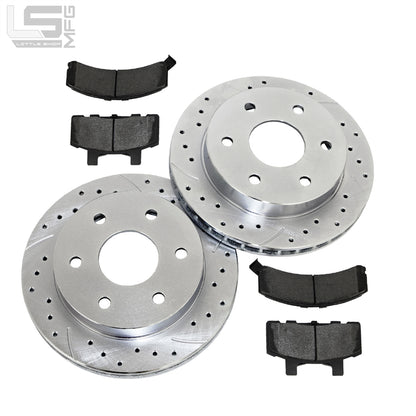 Toyota 86-95 4WD Pickup Front Brake Upgrades (6-lug)