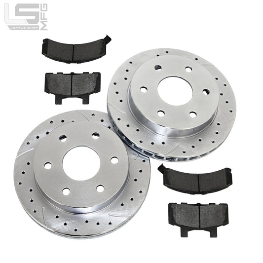 Toyota 86-95 4WD Pickup Front Brake Upgrades (6-lug)