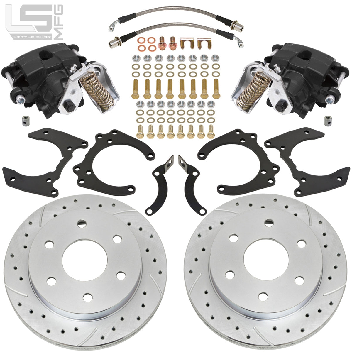 Toyota 79-95 4WD Pickup Rear Disc Brake Conversion With E Brake