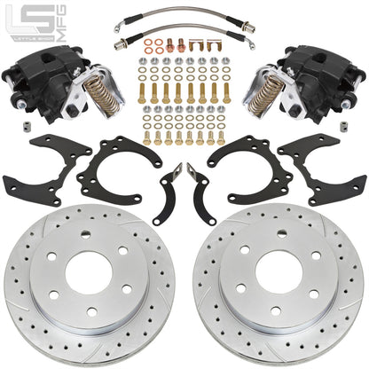 Toyota 79-95 4WD Pickup Rear Disc Brake Conversion With E Brake