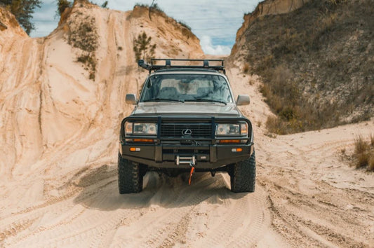 Dobinsons Classic Black Front Bullbar for Toyota Landcruiser 80 Series