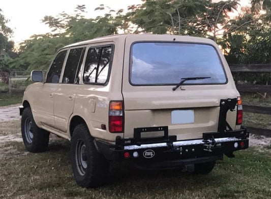 Dobinsons Rear Bumper with Swing outs for Toyota Landcruiser 80 Series