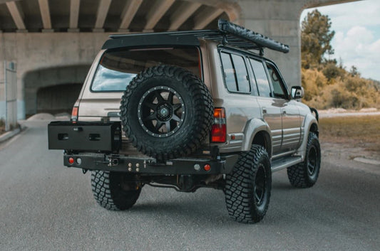 Dobinsons Rear Bumper with Swing outs for Toyota Landcruiser 80 Series