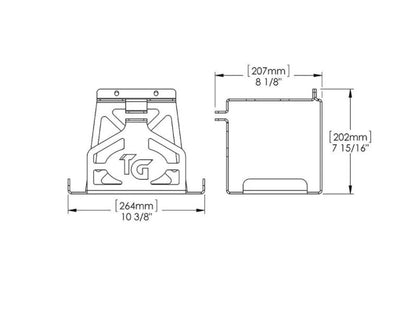 Toyota Battery Box Kit, Single Optima