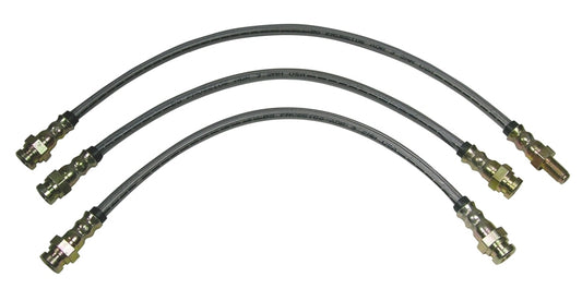 Toyota Pickup 4Runner T-100 Stainless Steel Brake Line Set +6"