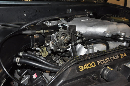 5vz 3.4L Swap Intake Plenums with Throttle - Hood Clearance Solution